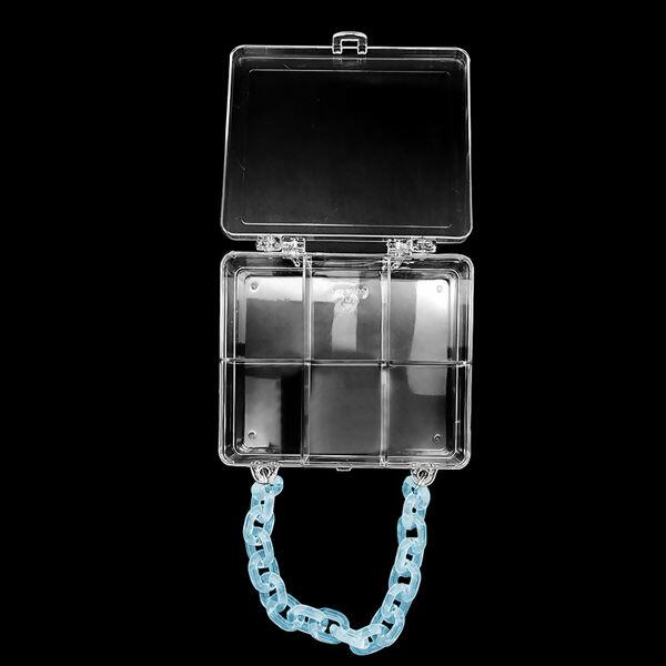 caixa organizadora azul ro152549 grade